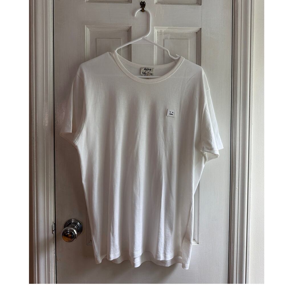 Acne Studios Niagara Face White Patch T-Shirt Size XS